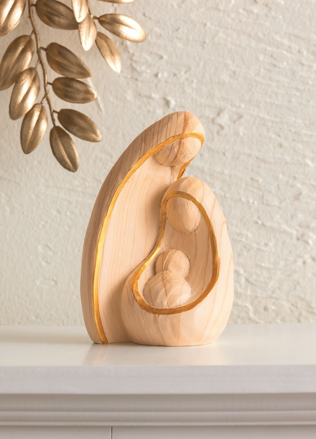 Gold Edge Nativity Sitter