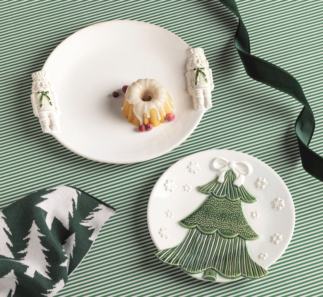 White Christmas Platter Set