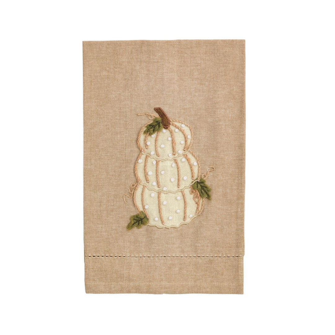 STACKED PUMP FRENCH KNOT TOWEL