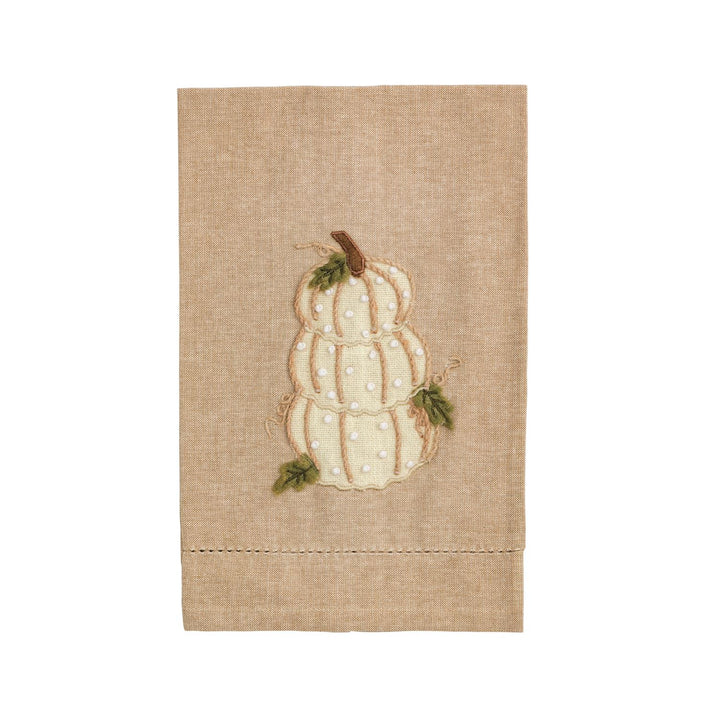 STACKED PUMP FRENCH KNOT TOWEL
