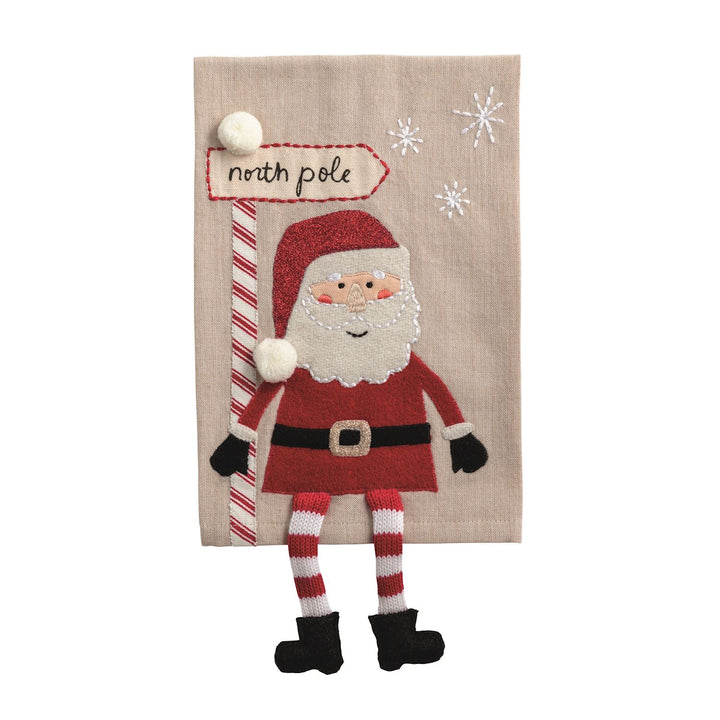 Christmas Character Dangle Hand Towels by Mud Pie