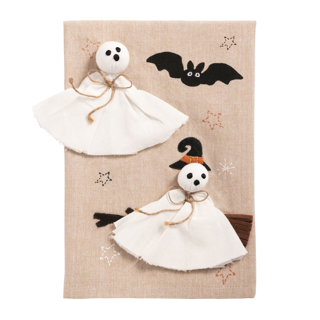 Ghost Felt Appliqué Towel