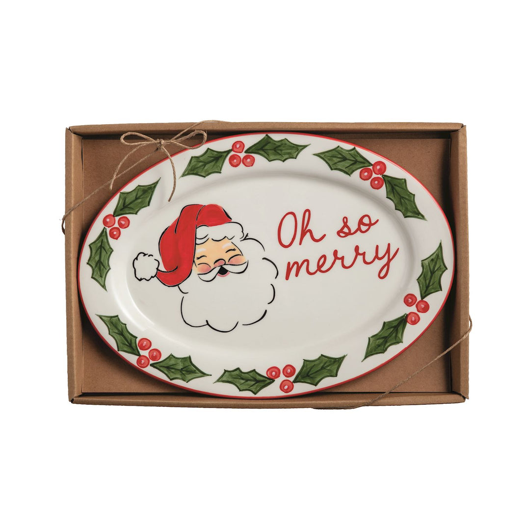 Oh So Merry Sentiment Plate
