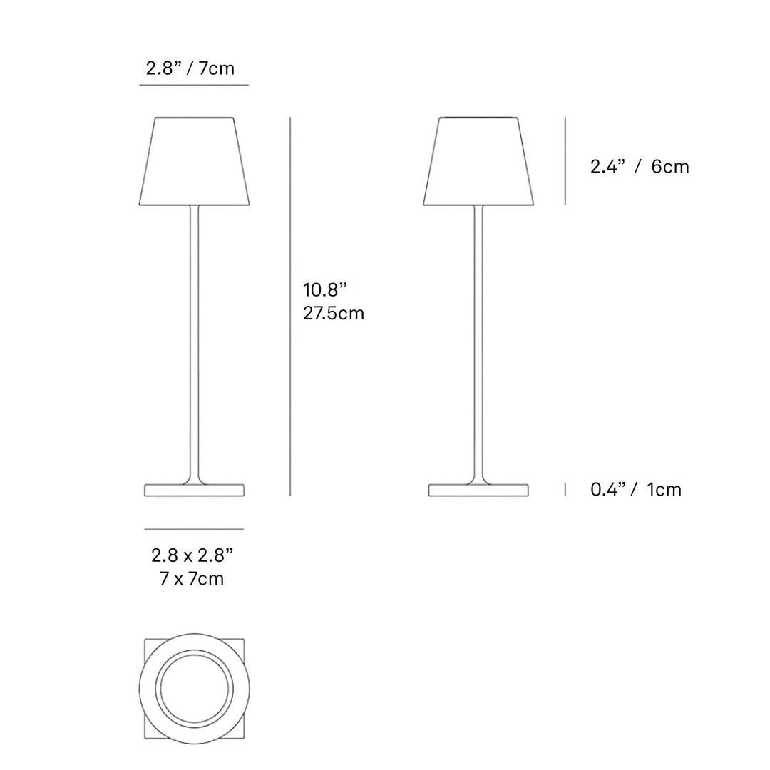 Poldina Pro Micro Cordless Lamp: Sand