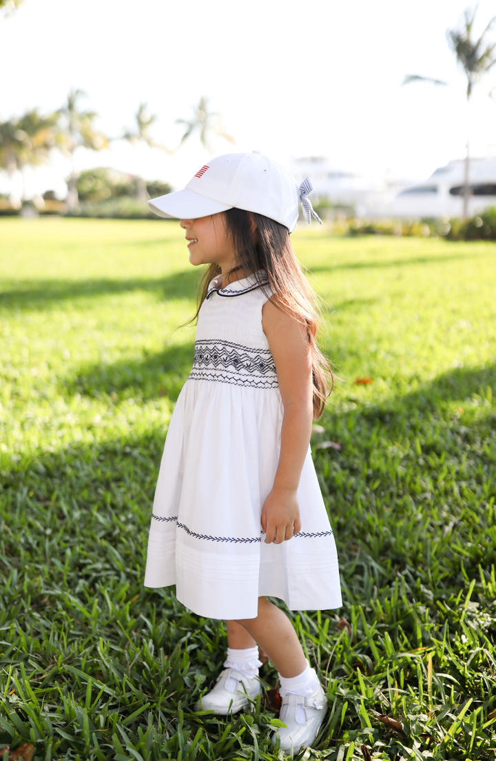 2026 American Flag Bow Baseball Hat: Youth (Ages 2-7)