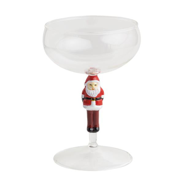 Christmas Coupe Glass Set of 4