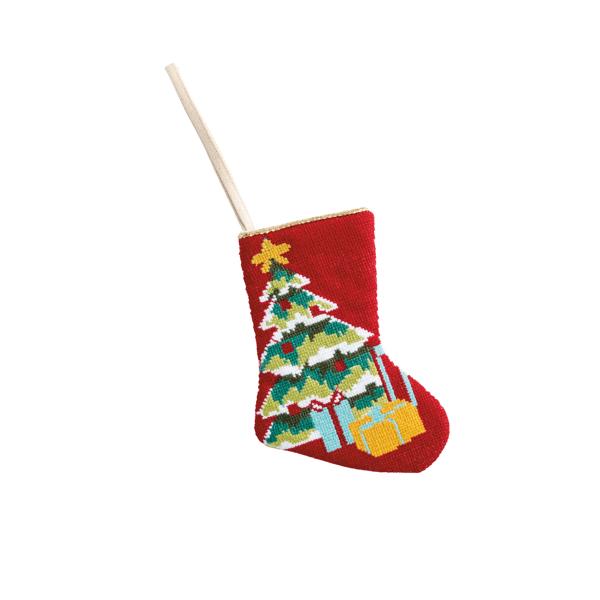 NEEDLEPOINT STOCKING