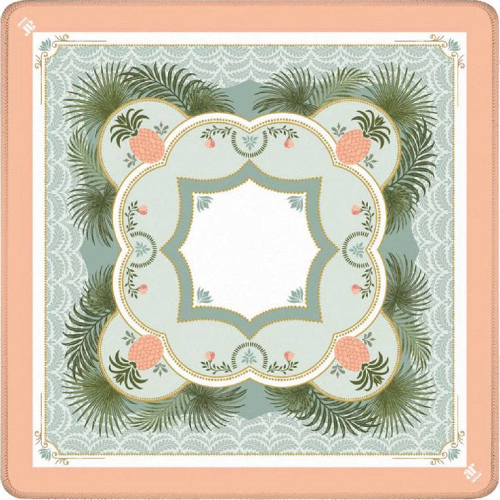 Pineapple Palms Mahjong Mat and TableCloth Set