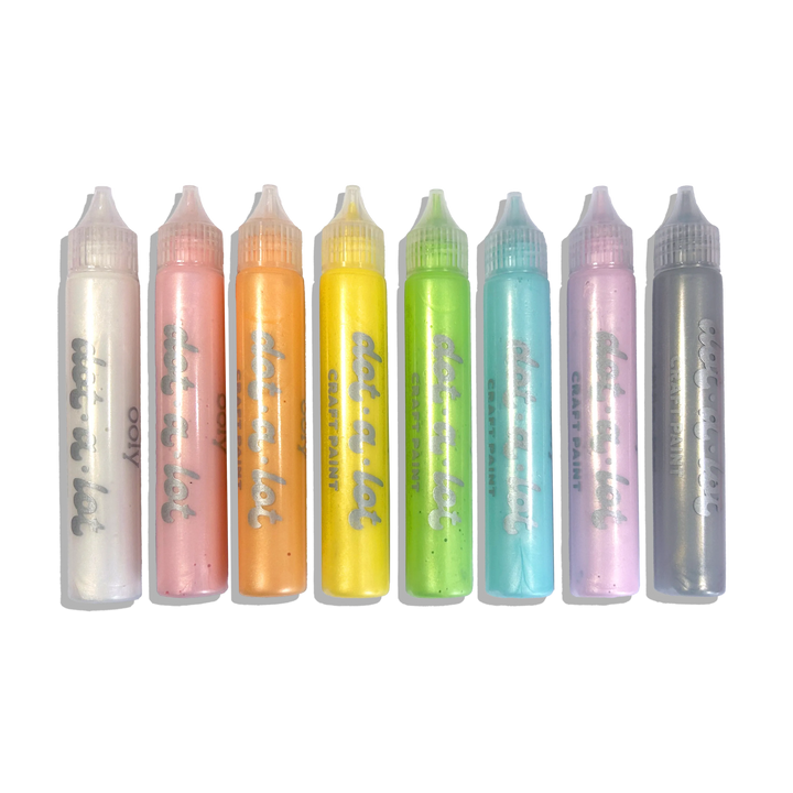 Dot-A-Lot: Dimensional Craft Paint - Pearlescent (Set of 8)