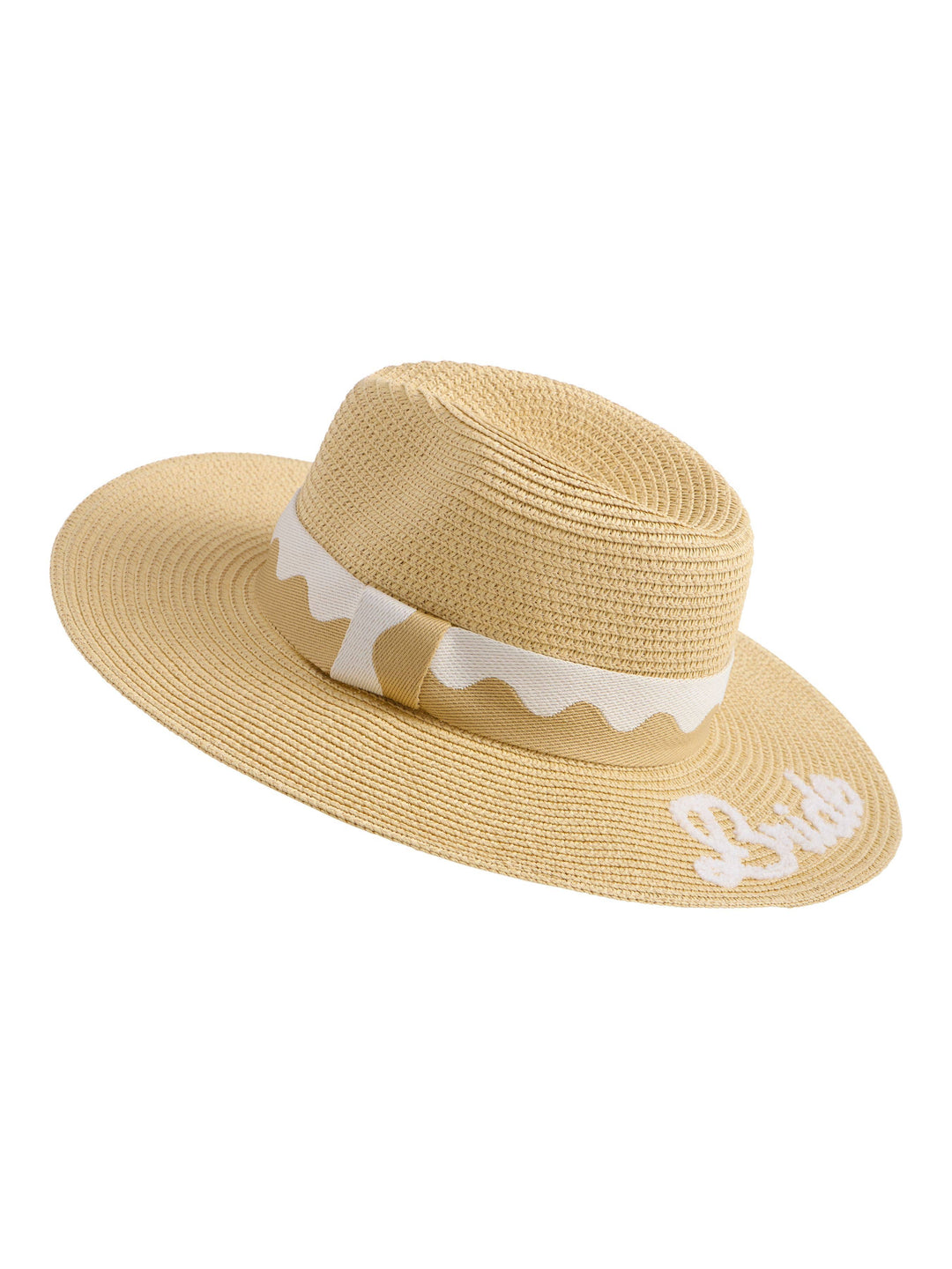 WAVY HAT AND TOTE SET,NATURAL