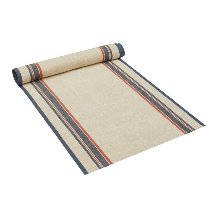 Antibes Natural & Red Runner 20x72: Natural Red