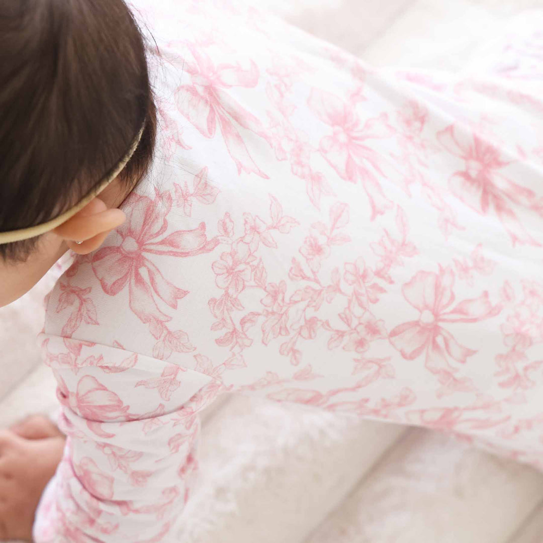 Fancy Frills Ruffle Zipper Footie: Newborn