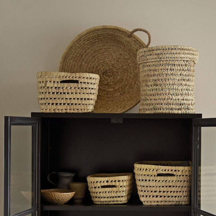 Handwoven Moroccan Storage Baskets – Sizes: Large