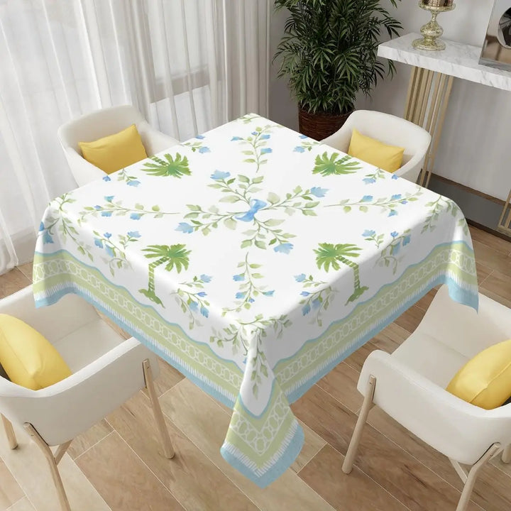 Palm Estate Mahjong Mat And TableCloth Set