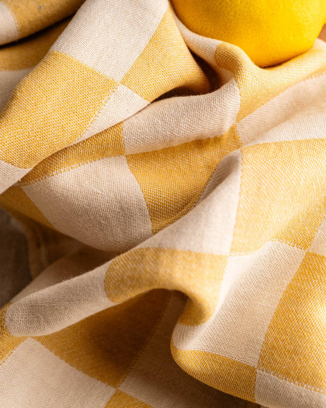 Lemon - Hand Stitched Kitchen Towel