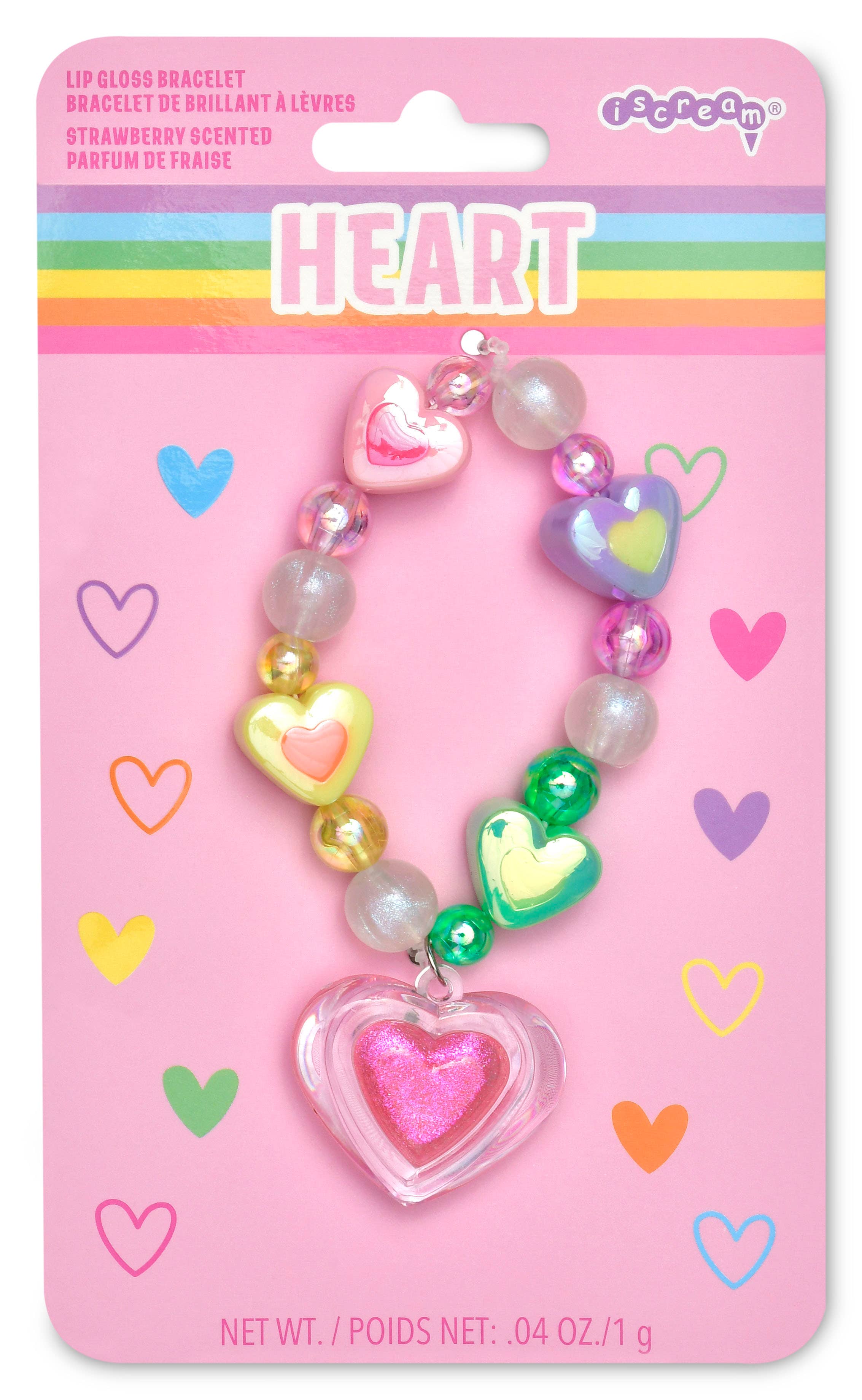 Iscream Heart Lip Gloss Bracelet
