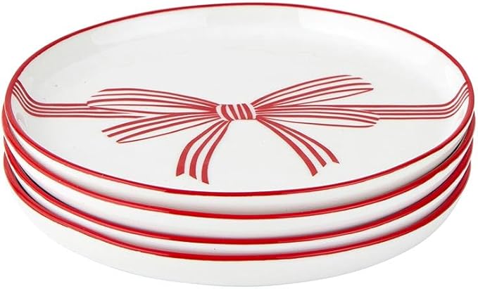 Bow Appetizer Plate Set of 4