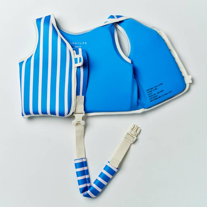 Kids Swim Vest 2-3 Tino the Tiger Blue