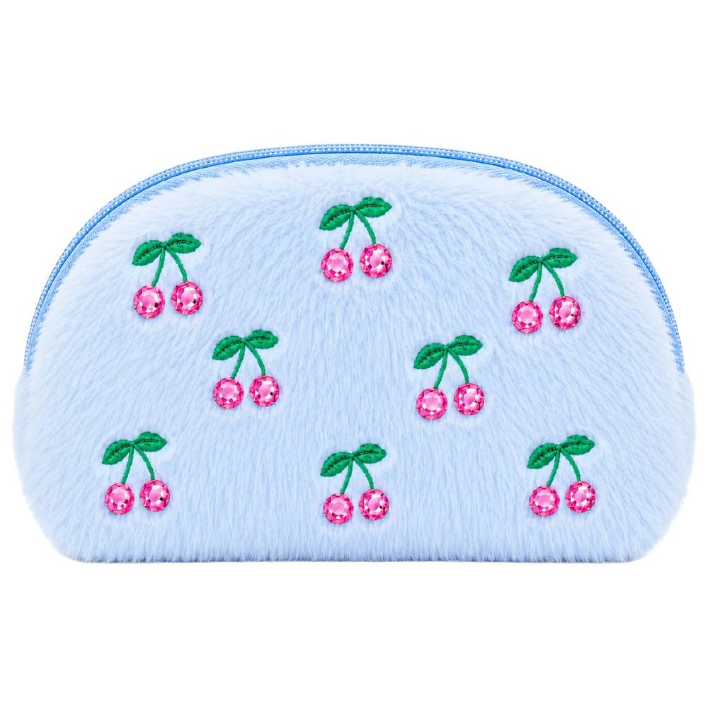 Cherry Cute Oval Cosmetic Bag