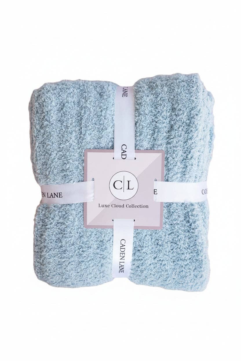 CuddleLane™ Luxe Blankets | (72" x 48") / Ivory