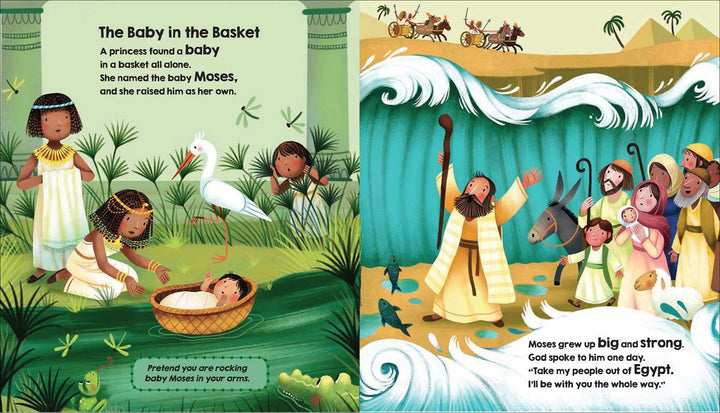 Bible Stories for Little Hands by Editors of Studio Fun International: Board Books; 20 pages / English
