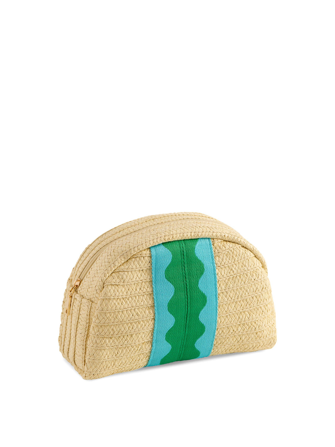 MARBELLA ZIP POUCH: TAN