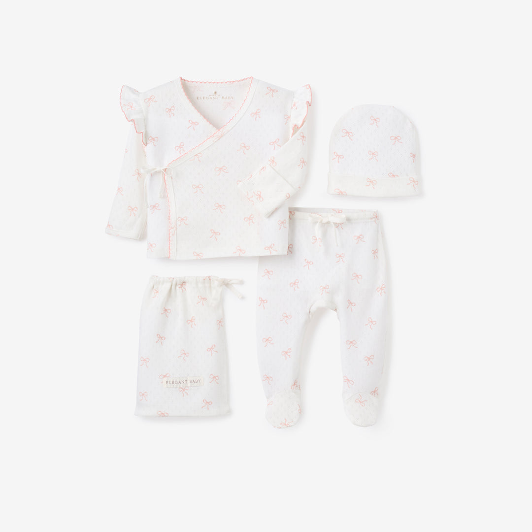 Pointelle Layette Gift Set