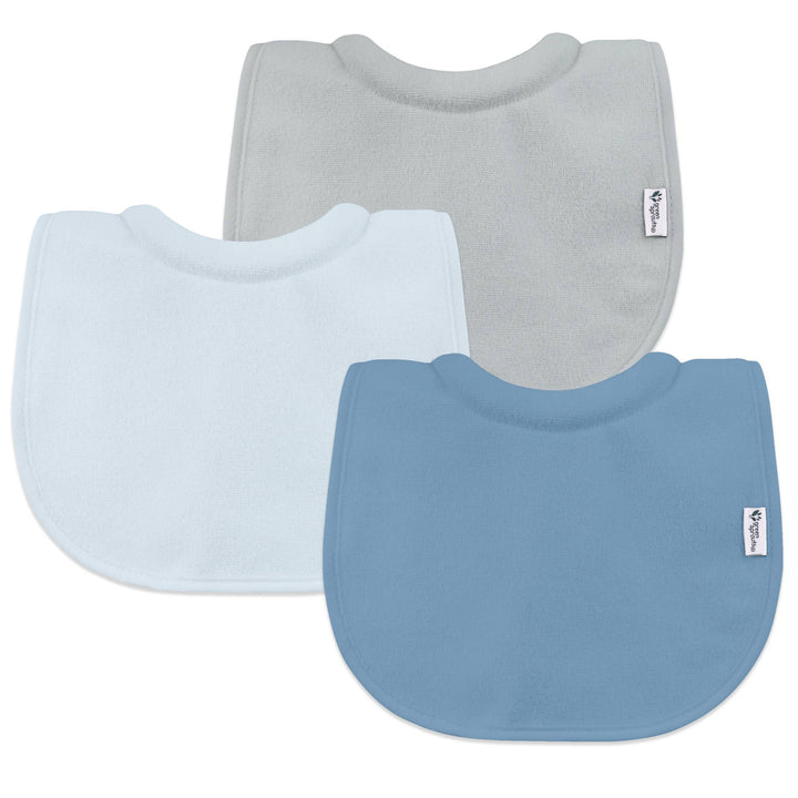 Stay-dry Milk-Catcher Bibs - 3 pack: White Set