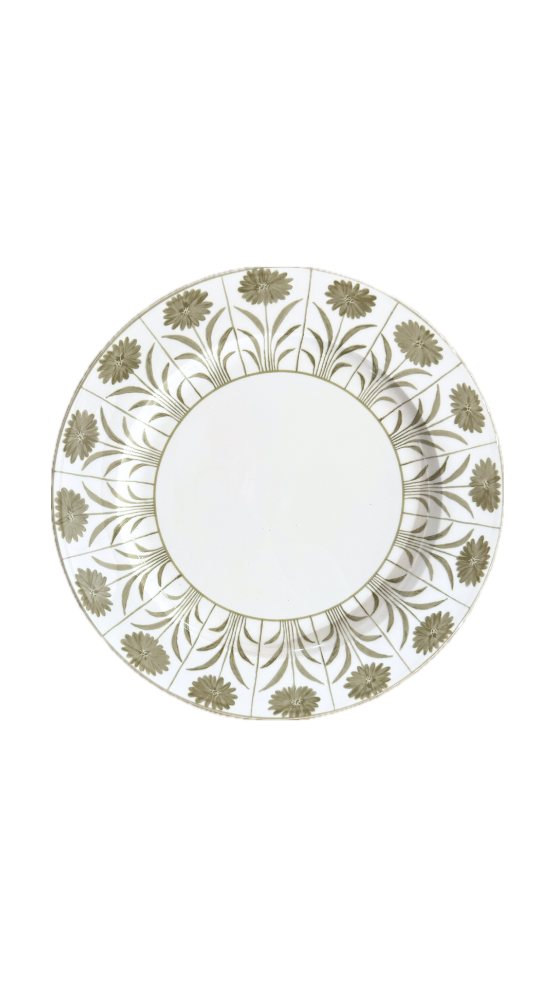 Marigold Green Bone China Plates 10.5''- Set of 6