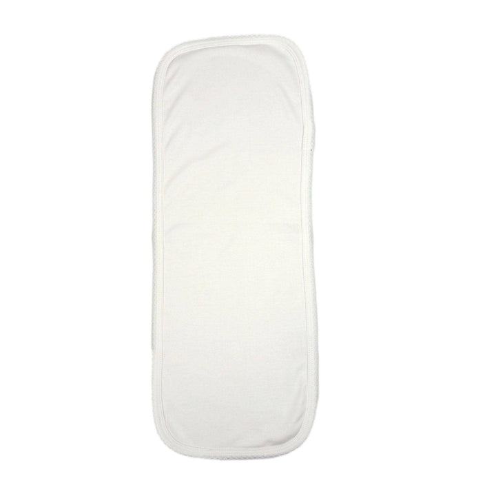 Marcela - White Pima Burp Cloth: Regular