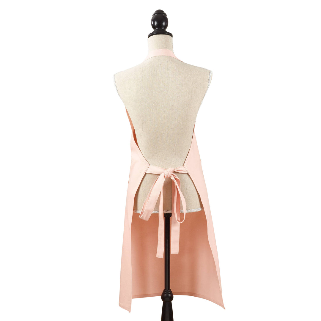 Denim Apron: Rose / Full
