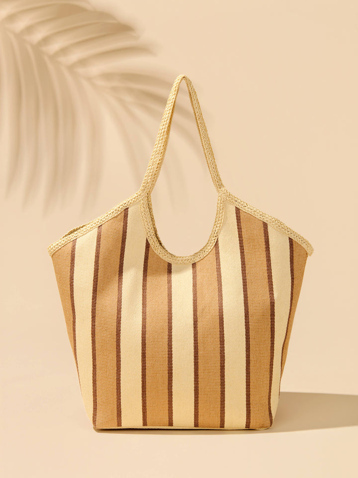 CAPRI TOTE: TAN