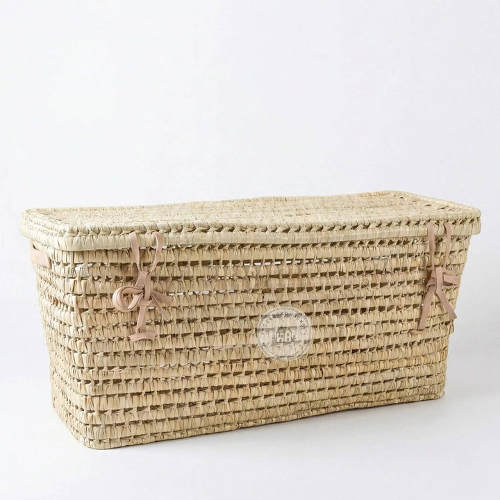 Wicker Storage Trunk - Natural: 50 Cm