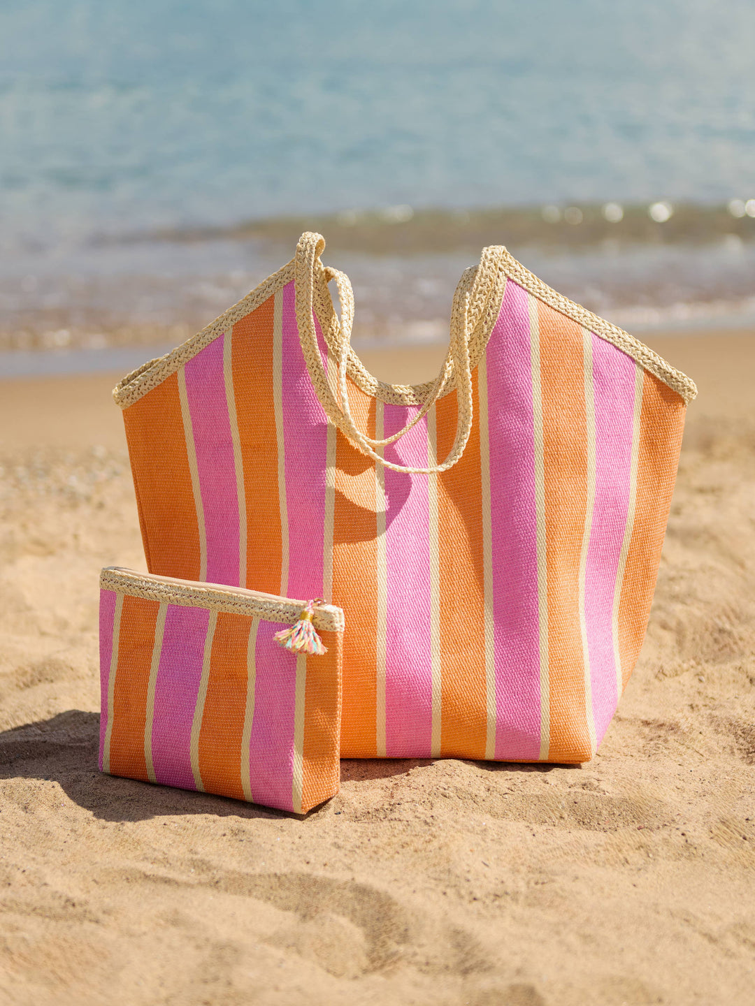 CAPRI TOTE: TAN