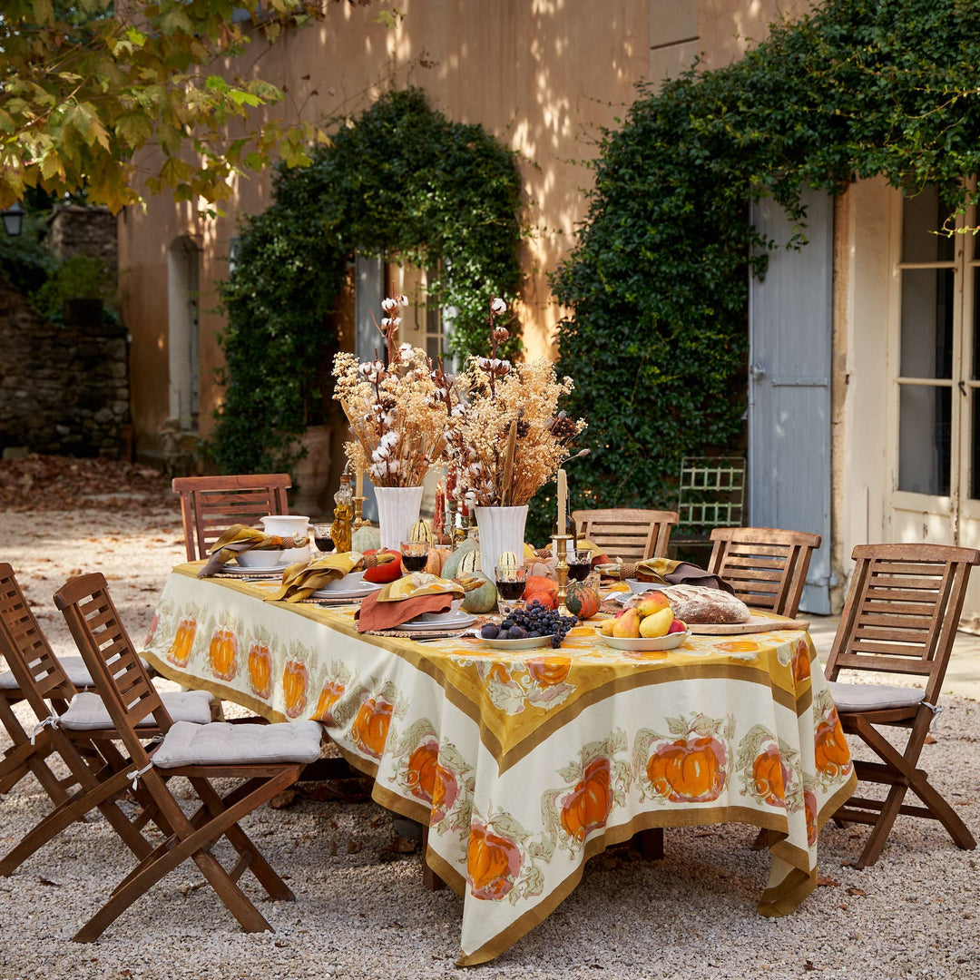 Pumpkin Orange & Mustard Tablecloths