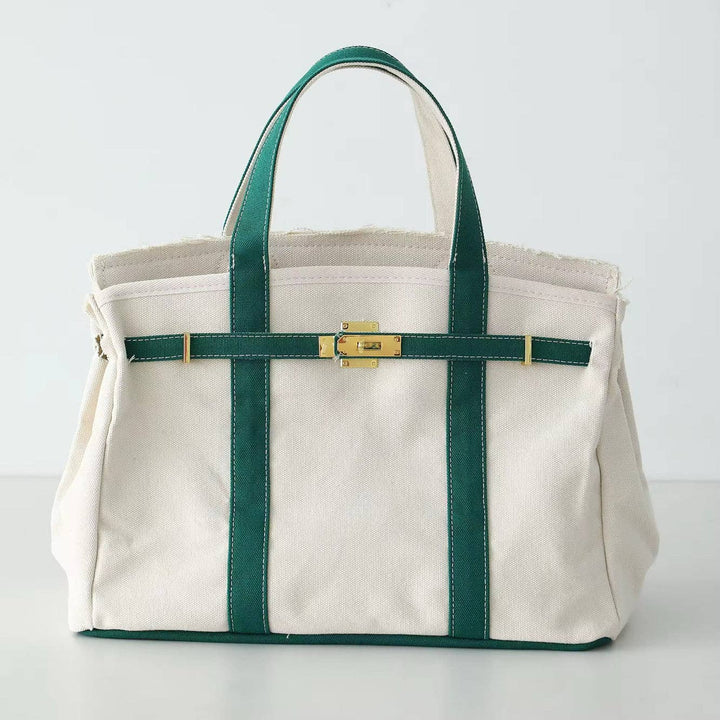 BOATKIN -  Distressed Tote: Green