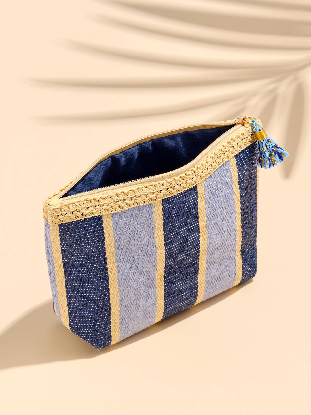 CAPRI ZIP POUCH: TAN