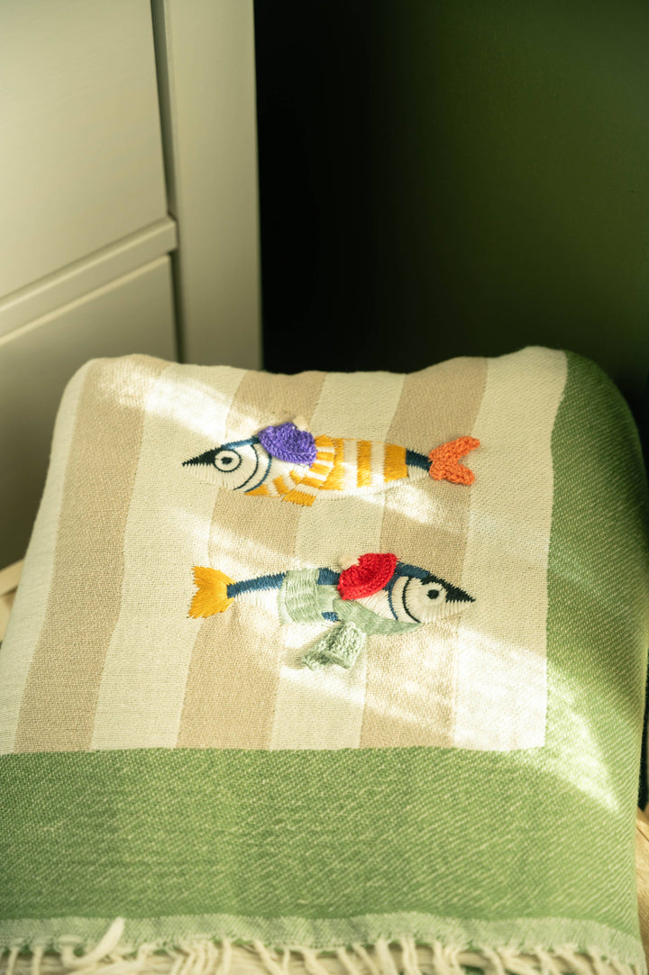 Maris Hand-Stitched Throw