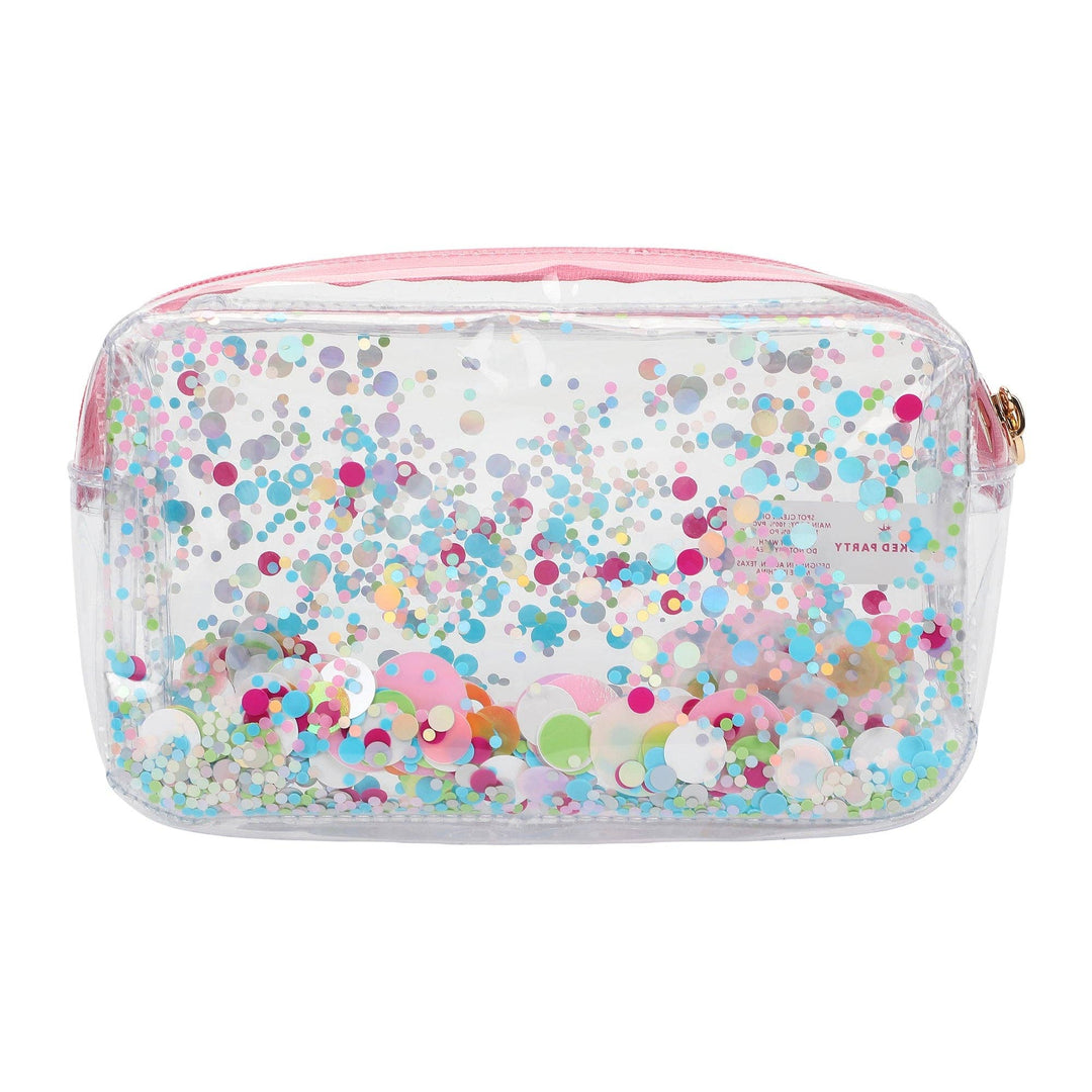 Clear Vinyl Confetti Pouch