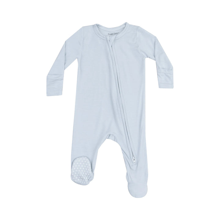 Angel Wing Footie - Blue/Pink