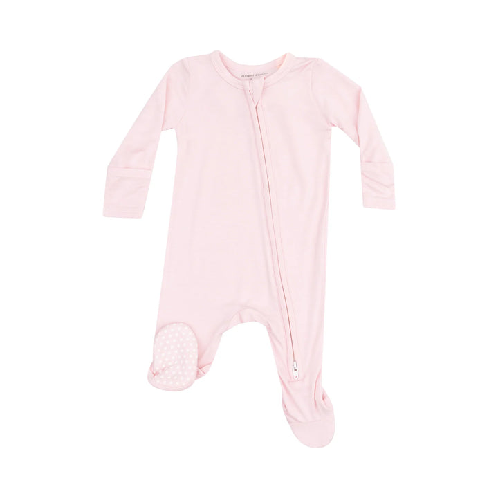Angel Wing Footie - Blue/Pink