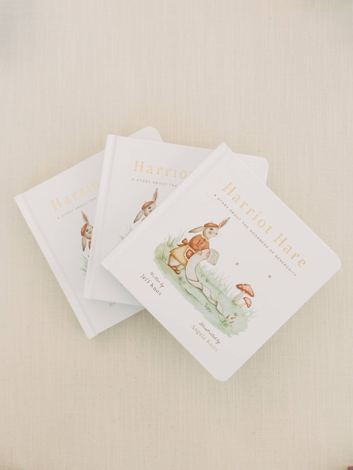Harriot Hare: A Children's Board Book by Knox, Gold Foil