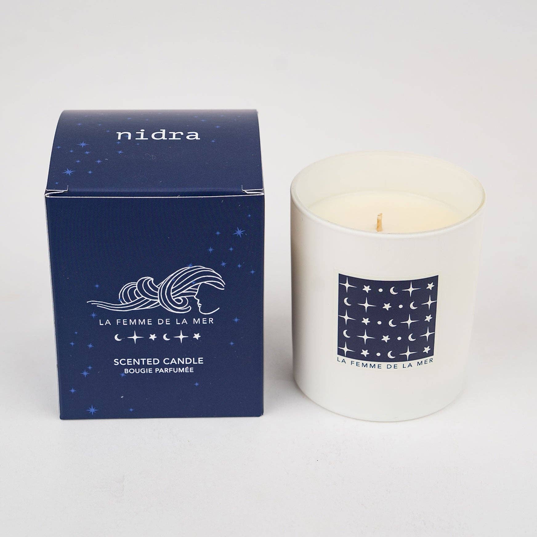 Stitching Around Nidra Candle