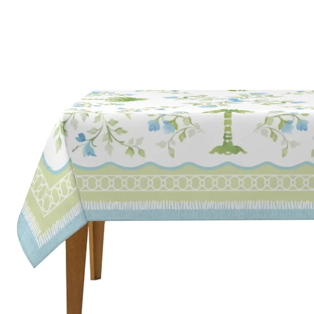 Palm Estate Mahjong Mat And TableCloth Set