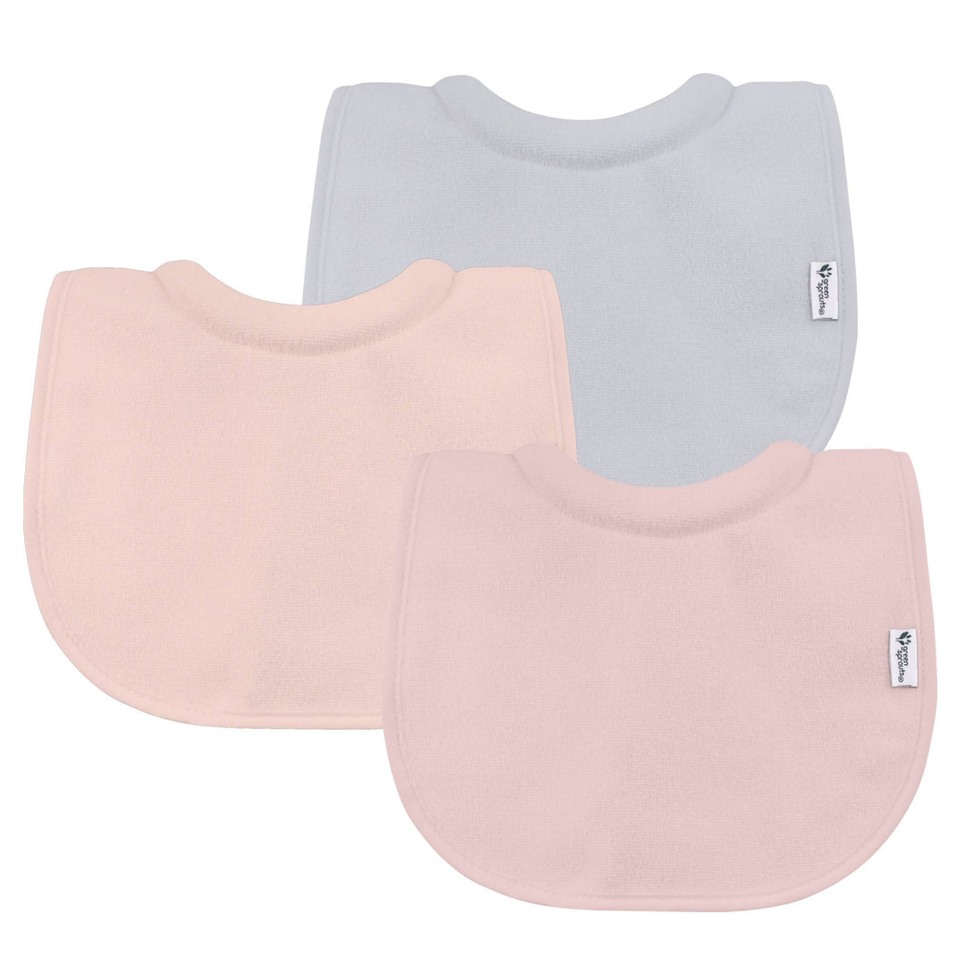 Stay-dry Milk-Catcher Bibs - 3 pack: White Set