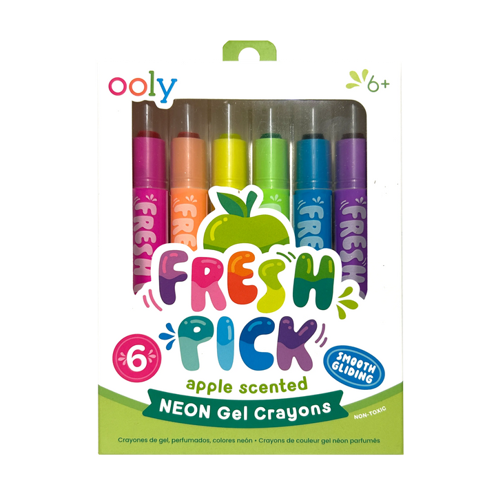 Fresh Pick: Apple Scented Gel Crayons (Set of 6)