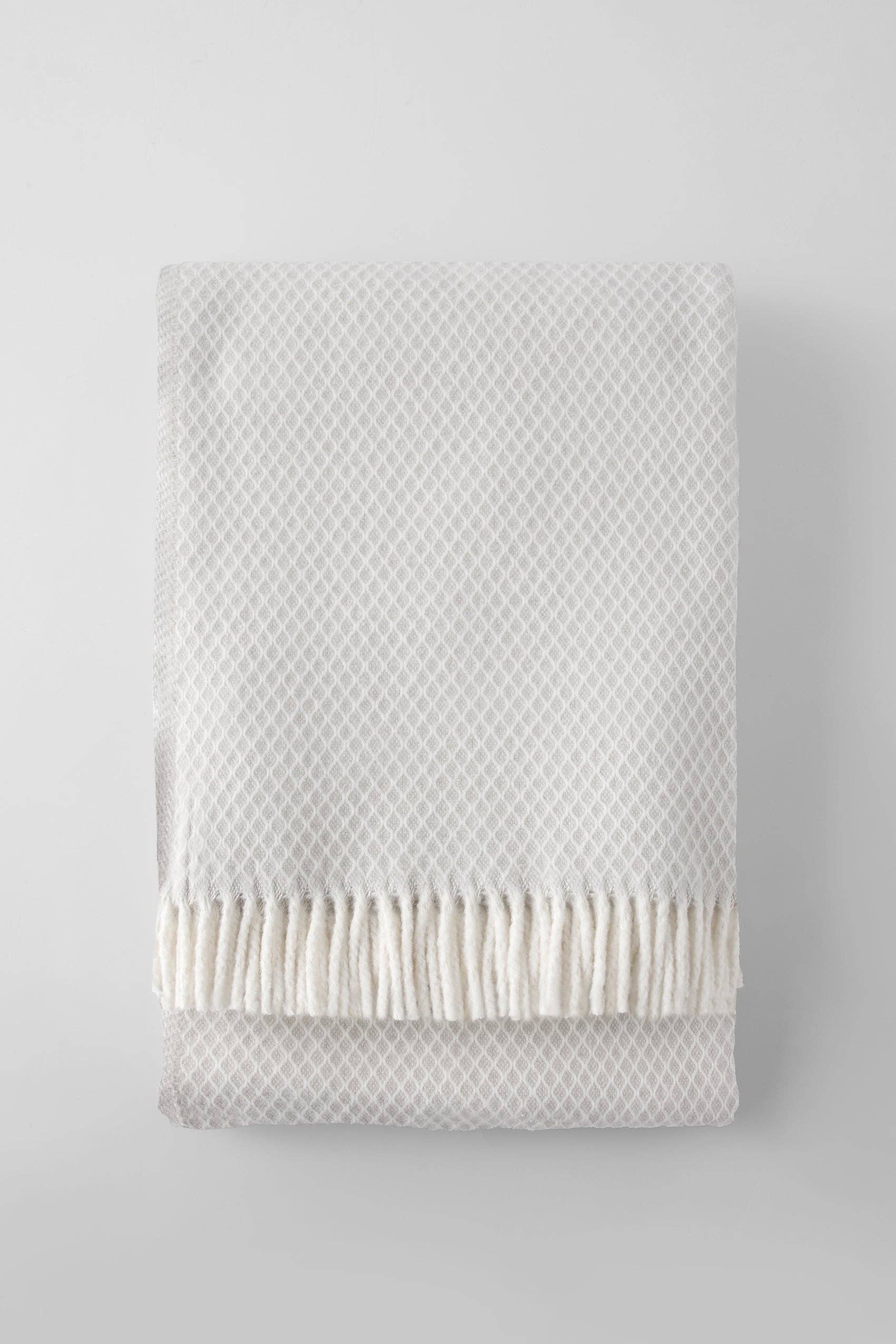 Diamond Lattice Throw-Linen