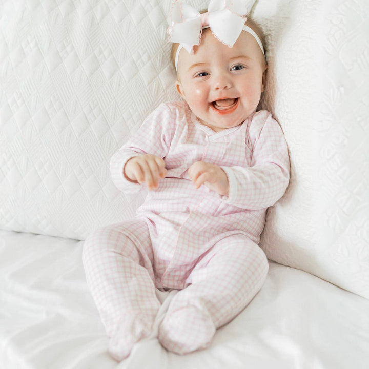 Peek-A-Boo Wishes Footie - Pink