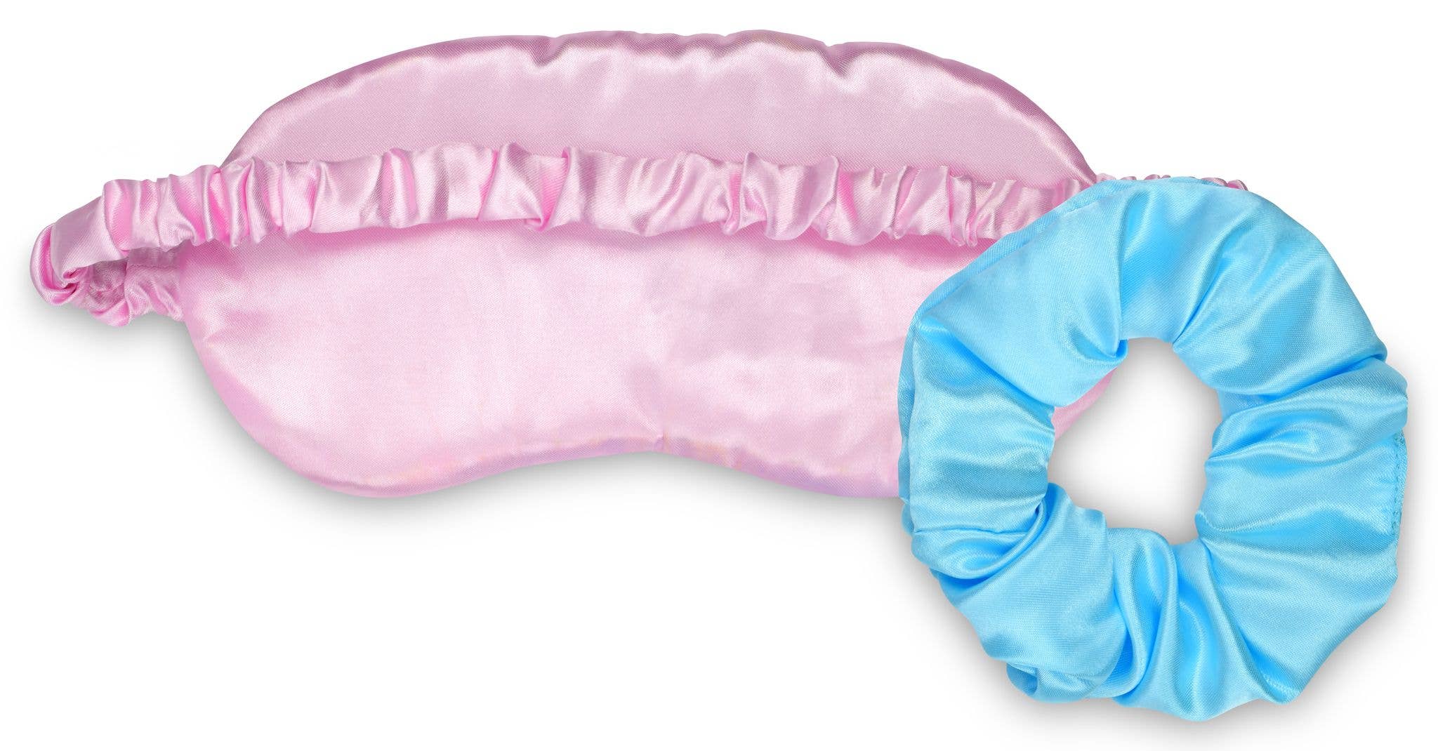 Stitching Around Eye Mask and Scrunchie