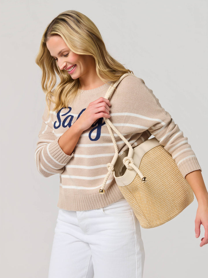 GINA TOTE: IVORY